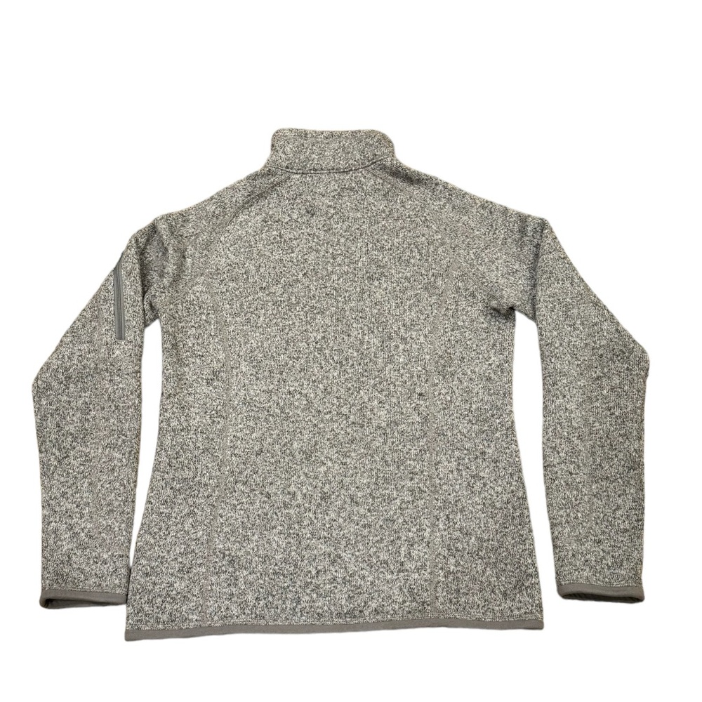 Patagonia Better Sweater Gray 1/4 Zip Fleece Pullover Womens small - Picture 7 of 9